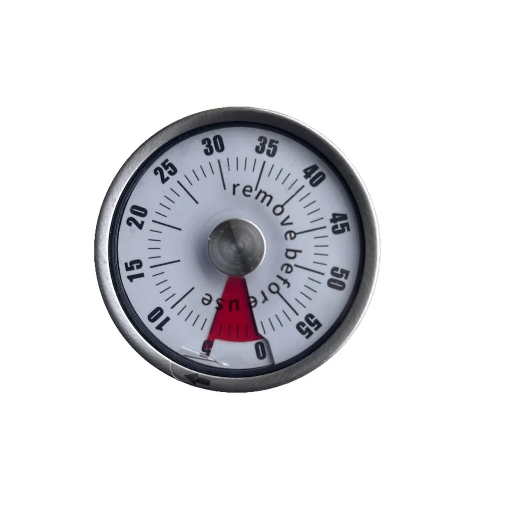Set 2 Mechanical Manual Digital Kitchen Timer Magnetic Countdown Classroom Clock